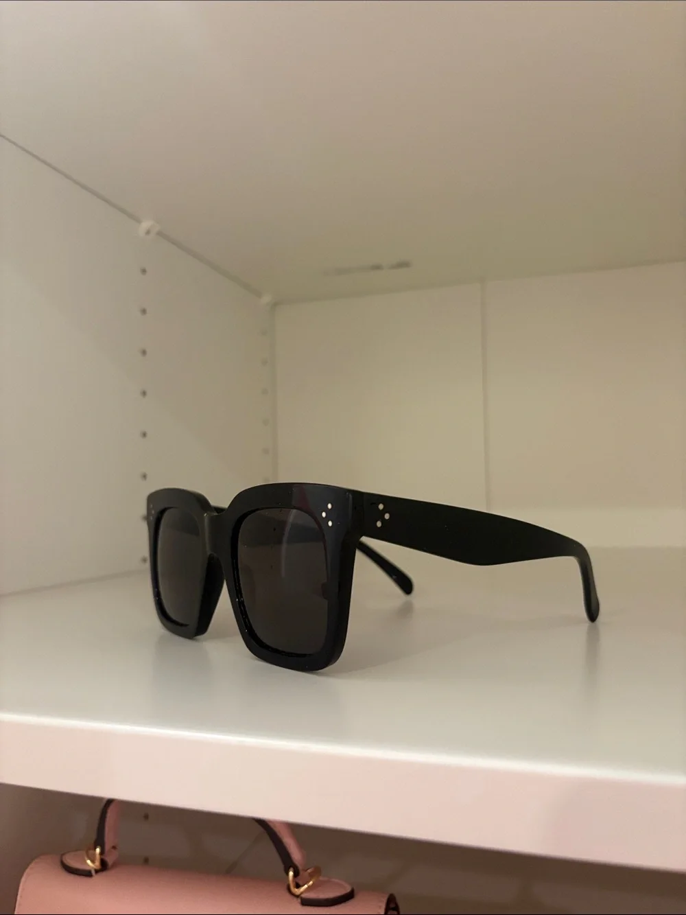 Celine Black Square Oversized Sunglasses